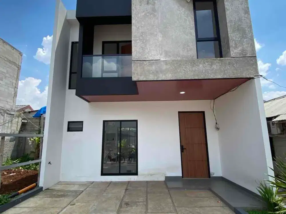 Rumah 2 Lantai Siap Huni Dekat Stasiun Rawabuntu dan Pintu tol