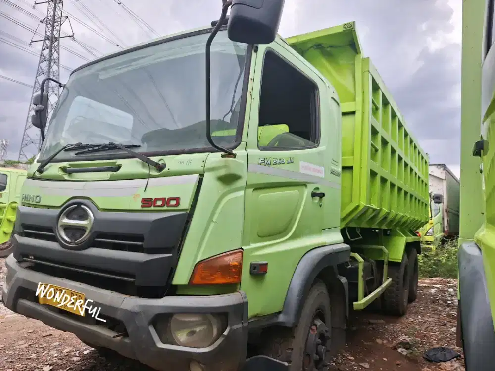 Hino Lohan 500 FM 260 JD TRONTON 6×4 Dumbtruk Ors Bio Solar Turbo Fuso