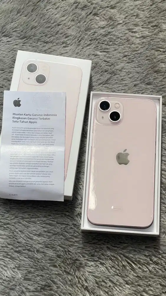 iphone 13 pink 128gb resmi ibox fullset ori