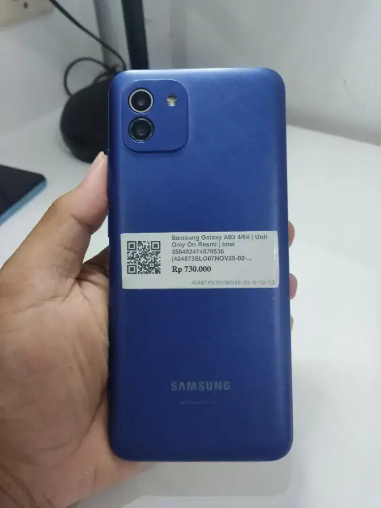 Samsung Galaxy A03 4/64 – Unit Only ORI Resmi