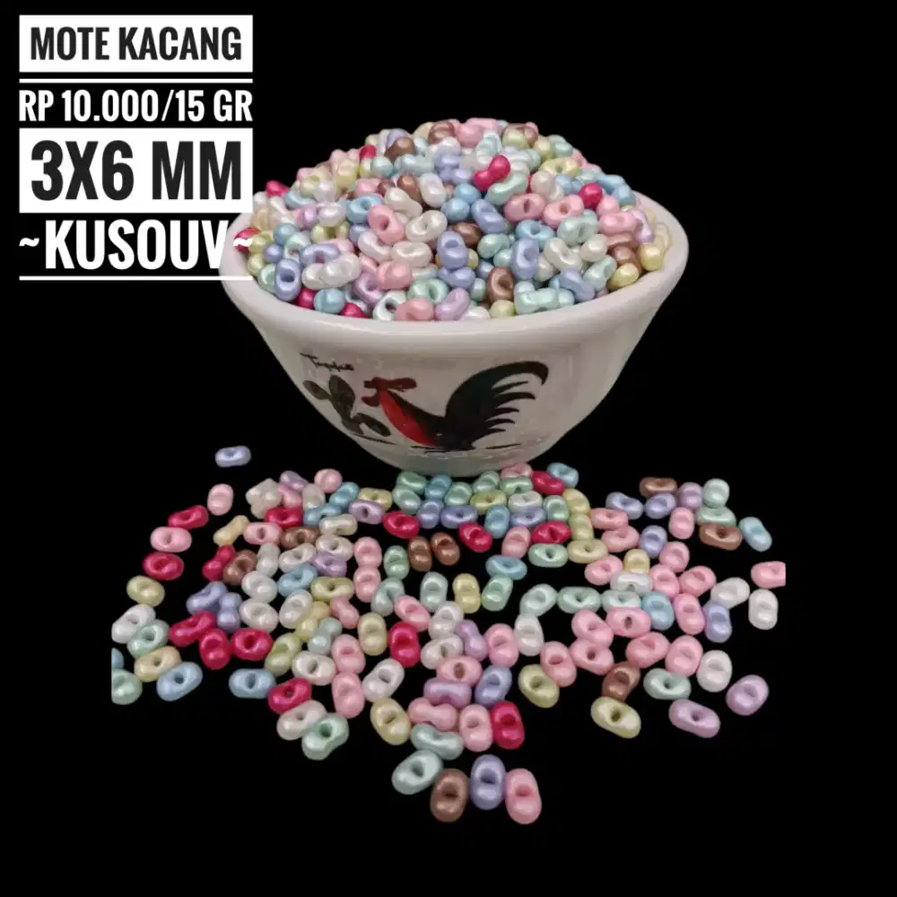 Manik Kacang/Mute/Mote Kacang/Peanut Beads