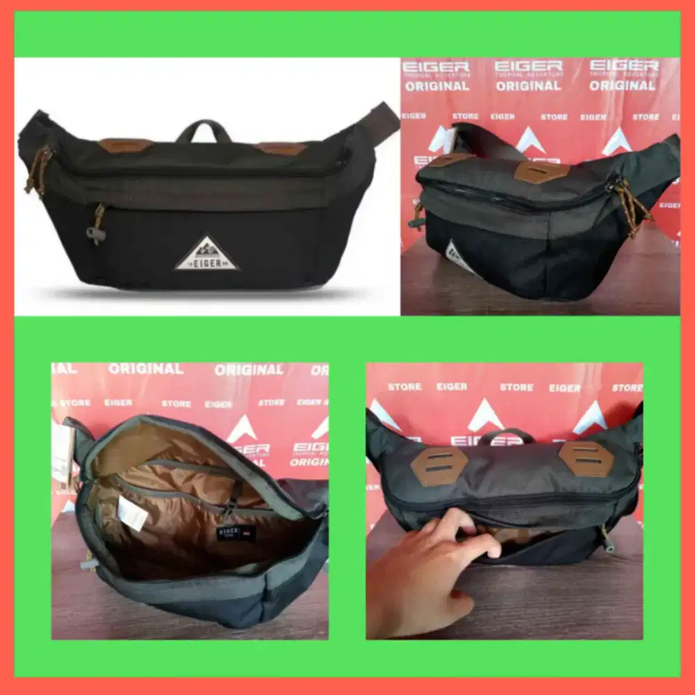 Tas Slempang EIGER Asli Original / SlingBag =traveling, sepeda, kuliah