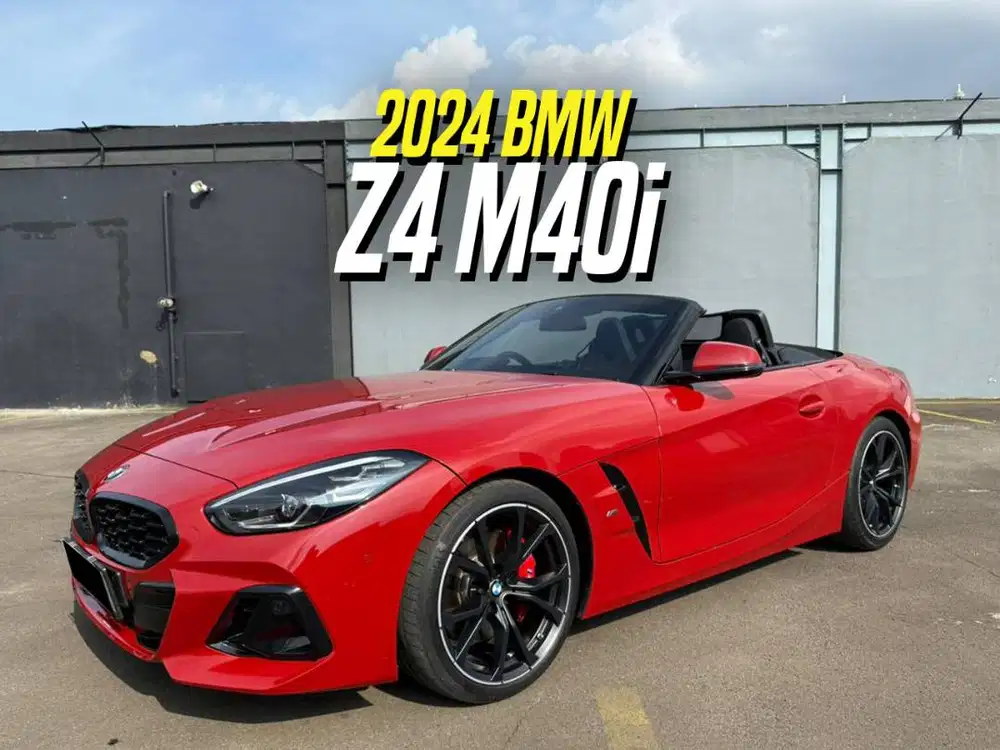 BMW Z4 M40i 3.0 Cabriolet 2025 NIK 2024 Red on Black Merah Z 4 Cabrio