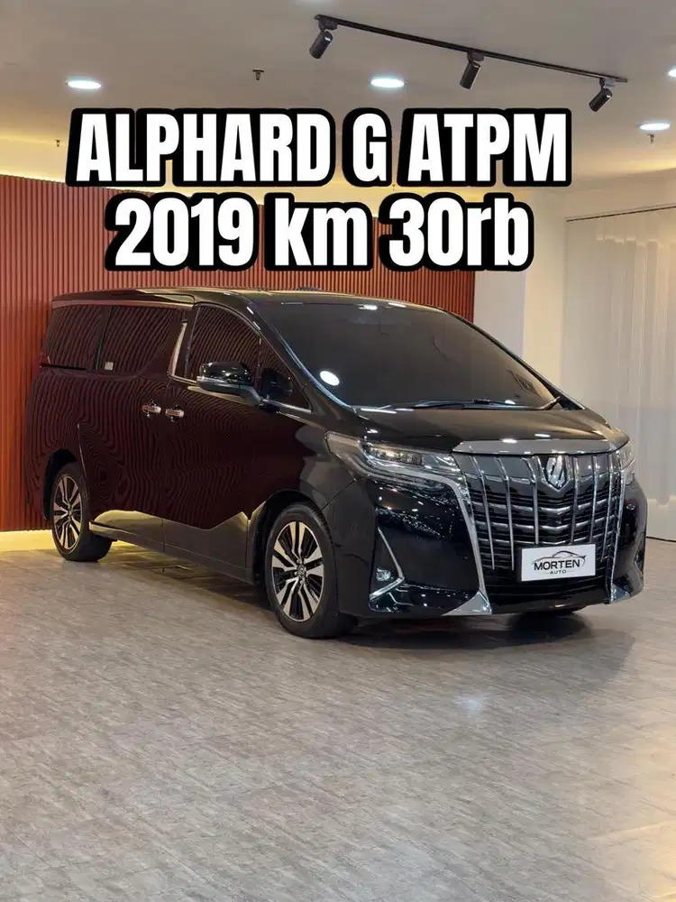 Toyota Alphard 2.5 G ATPM 2019 km 30rb