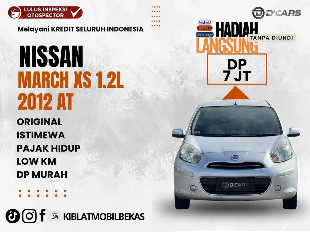 NISSAN MARCH XS 1.2L 2012 MATIC ORIGINAL ISTIMEWA