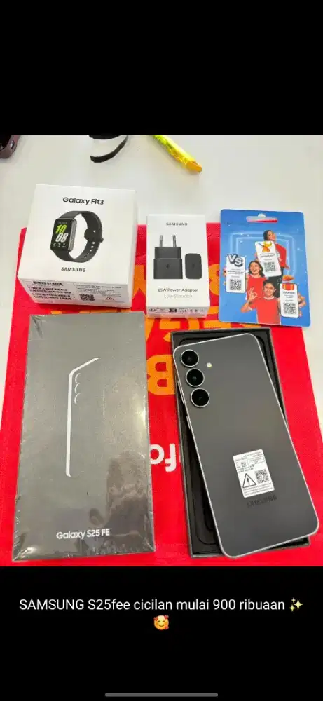 Bunga 0% cicilan samsung s25 fe dp 0%