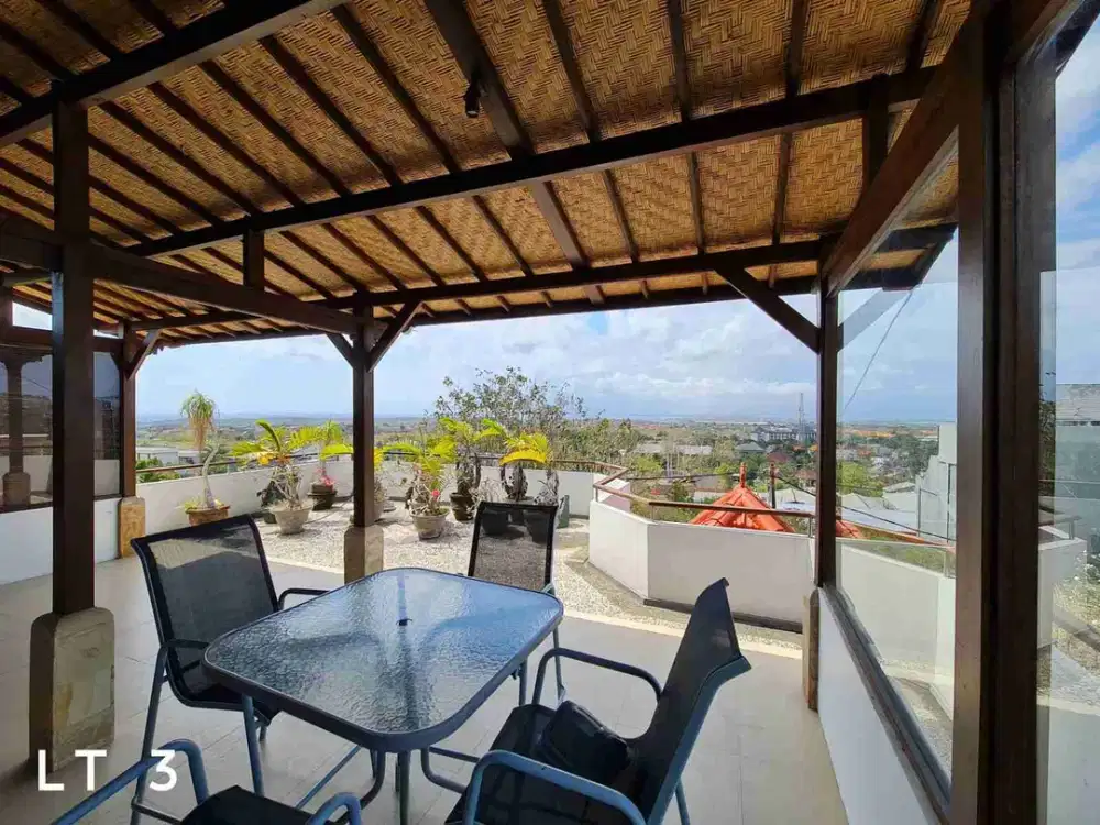 dijual villa Ocean view kawasan GWK ungasan Kuta Selatan Badung Bali