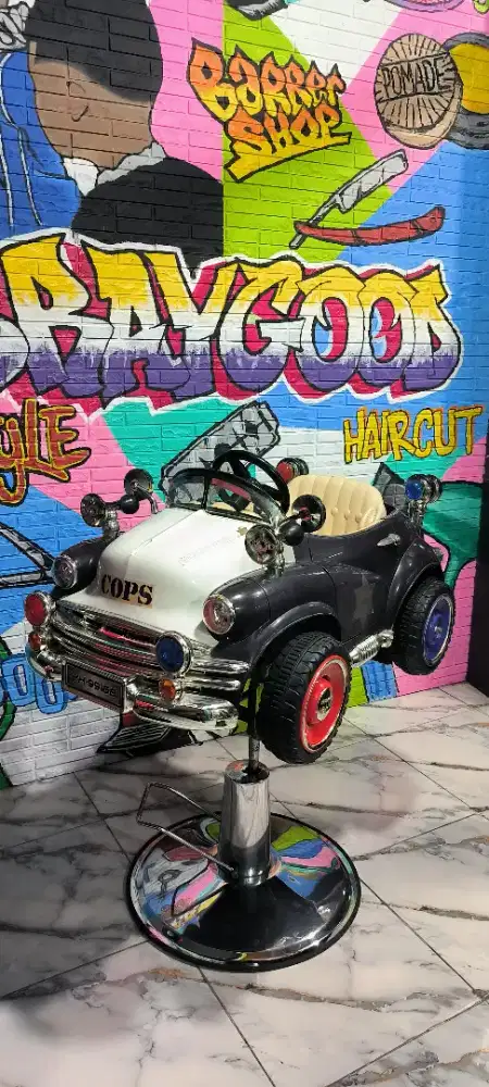 kursi barbershop mobilan anak