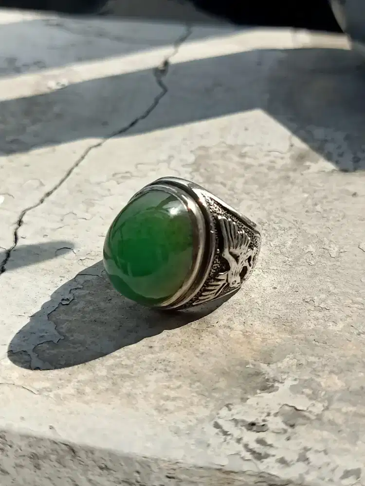 batu ijo Garut mumbul ring perak