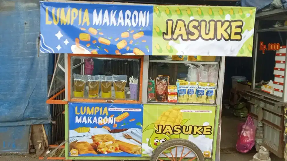 Dijual gerobak, 2 jt dapat 3 gerobak