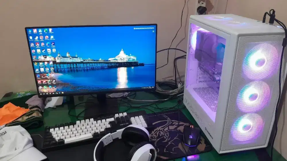 PC Fullset Ryzen 5 Gen 4 + RAM 32GB+ RTX 3050 6GB + SSD 512GB