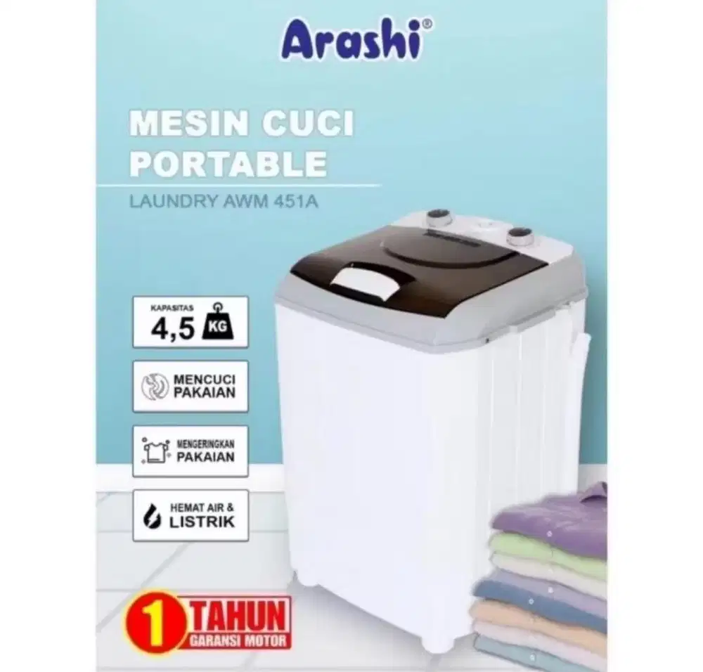 Mesini cuci portable