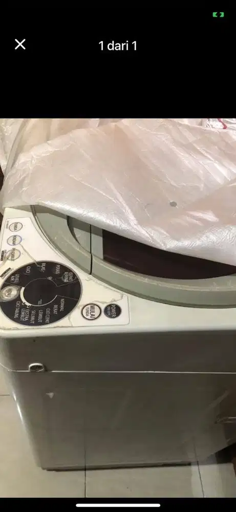 Mesin cuci sharp 1 tabung atas