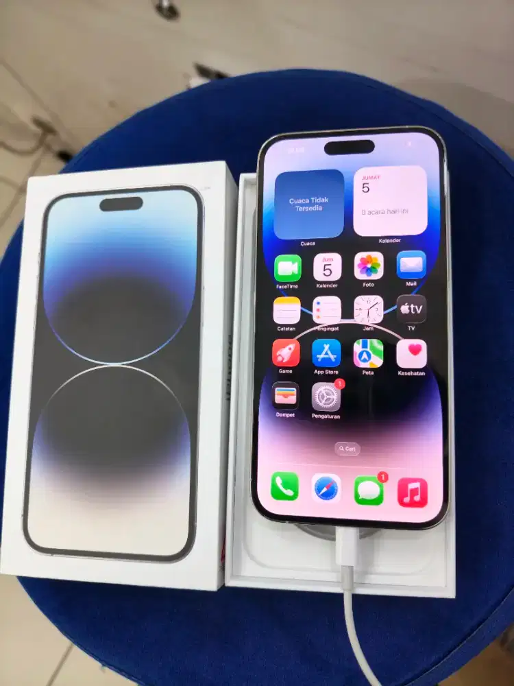 iPhone 14 promax 128 GB iBox silver bh 86%