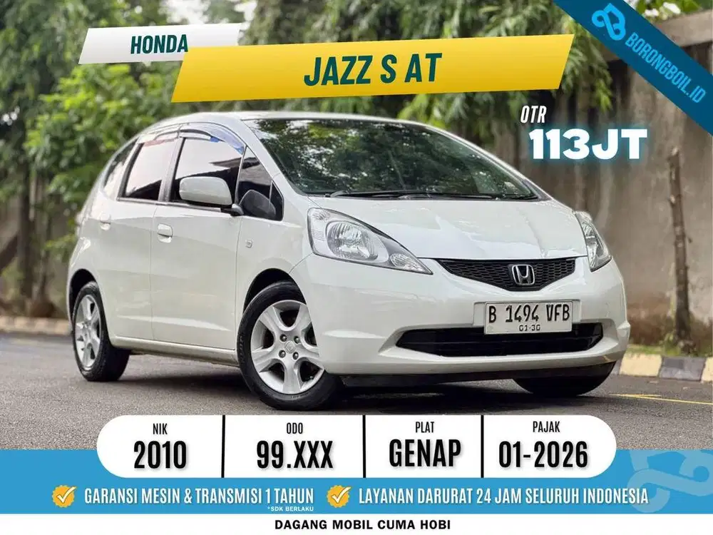 LOW KM HONDA JAZZ S AT 2010 TANGAN PERTAMA