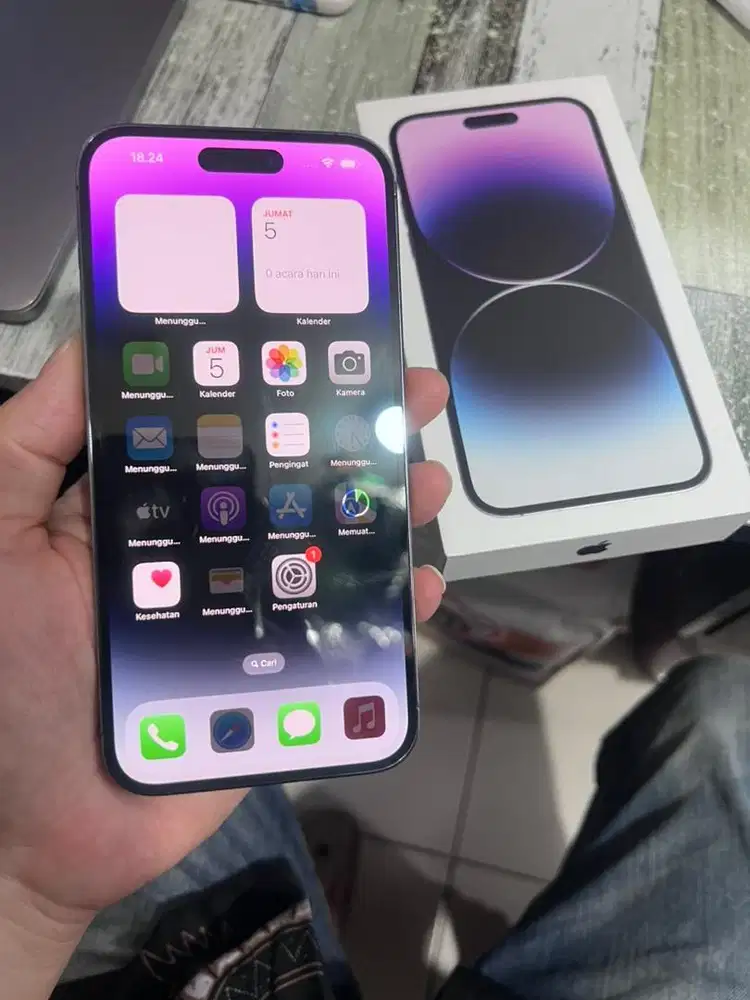 Iphone 14 promax 128 ibox original istimewah fullset mulus net aja