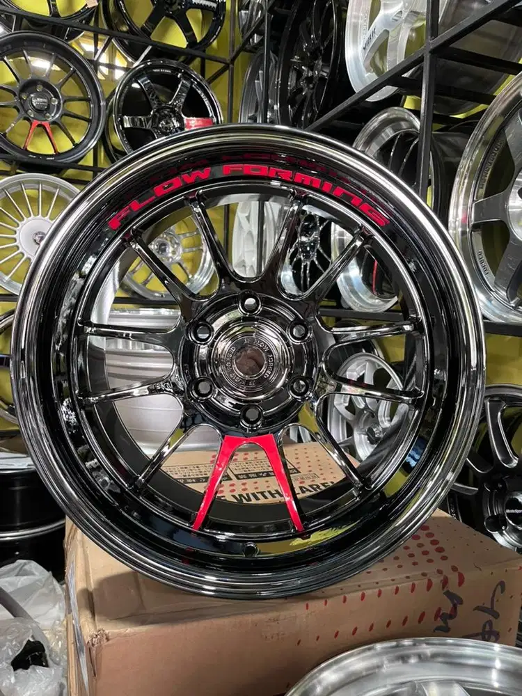 VELG BUZZ BLACK CHROME R18x9 H6x139.7 PAJERO,FORTUNER,HILUX,TRITON