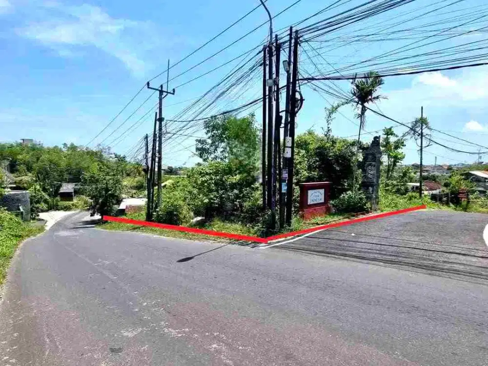 Tanah Premium Jl Utama Goa Gong Ungasan