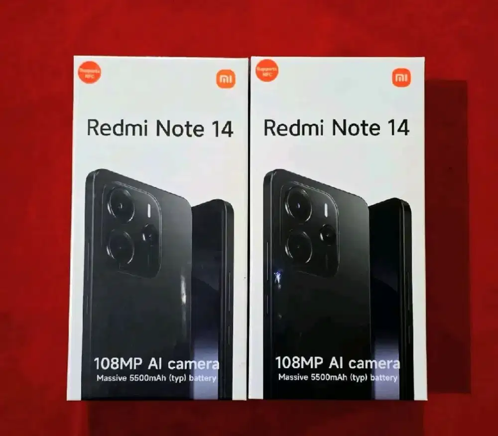 Redmi note 14 8gb 128gb resmi dijamin baru