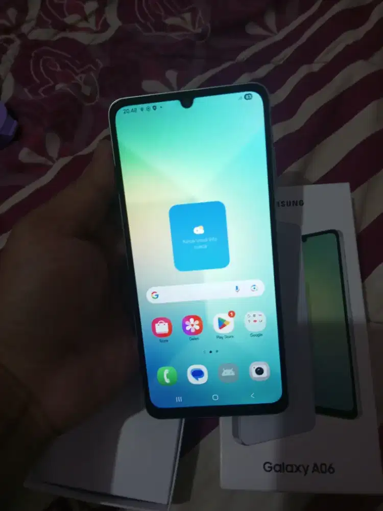 Samsung A06 ram 4/64 fulset mulus no minus