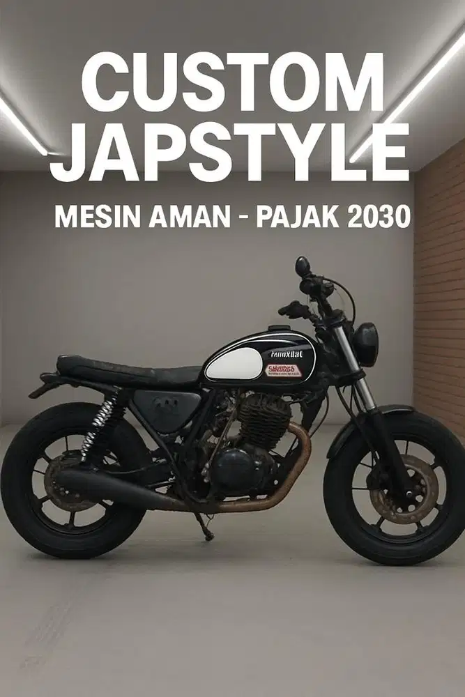 Tiger 2000 Custom Japstyle – Mesin Oke, Pajak Panjang, Siap Gas