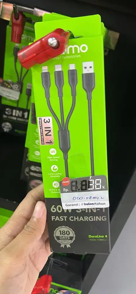 Kabel 3 In 1 Oraimo OCD-118MCL