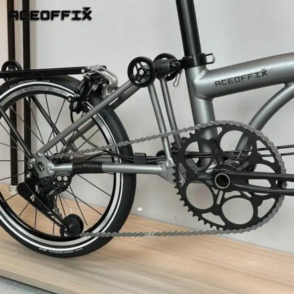 Sepeda aceoffix c5 5speed mirip brompton T line