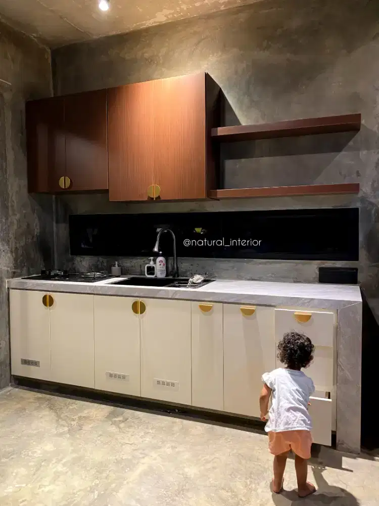 Kitchenset industrial minimalis