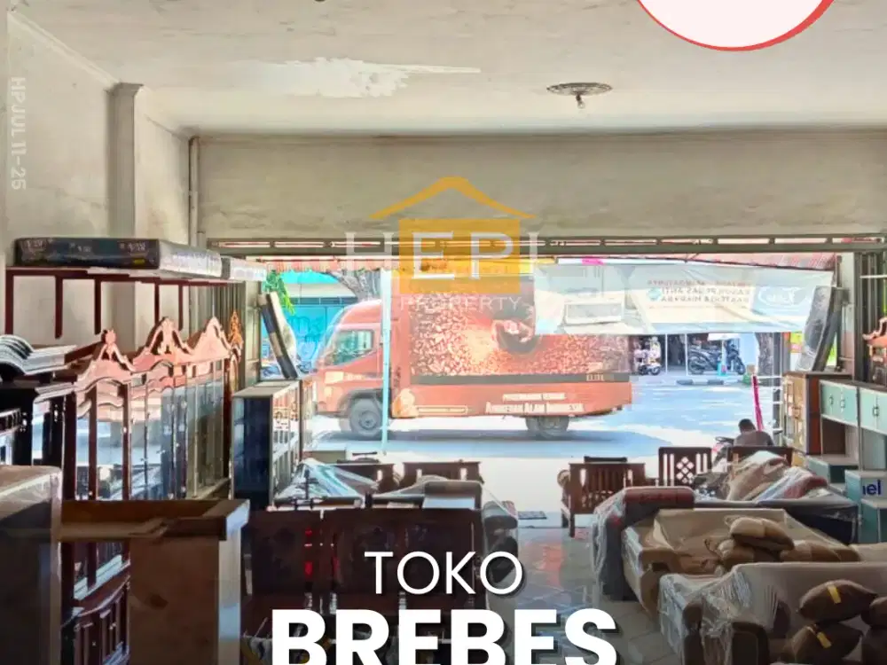 Dijual toko di Brebes, tepat di tepi jalan raya Nasional atau Pantura