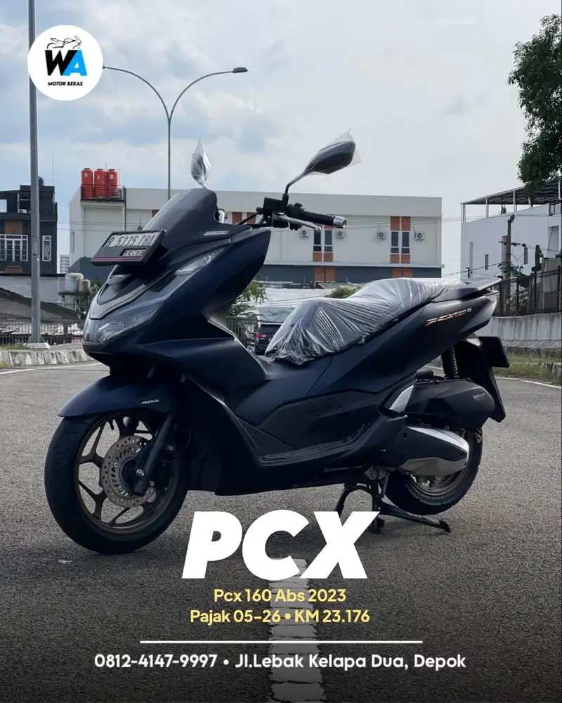 DP 500 RIBU Honda Pcx 160 Abs Tahun 2023 Cash/Kredit