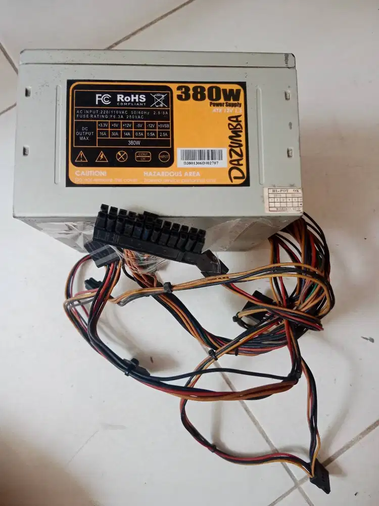 DI JUALPOWER SUPLY KOMPUTER  MURAH MAISH MENYALA