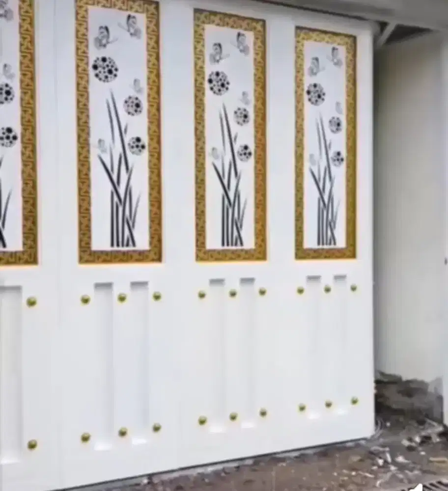 Pintu garasi sliding putar murah