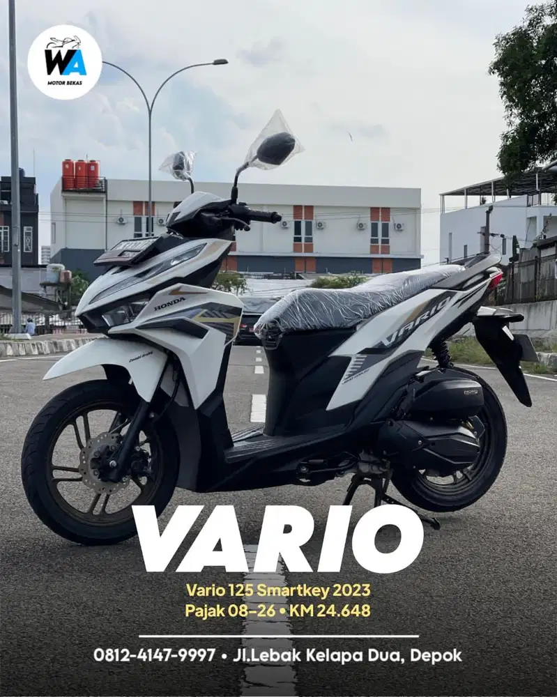 Cash/Kredit Honda Vario 125 Cbs Iss Smart Key Tahun 2023