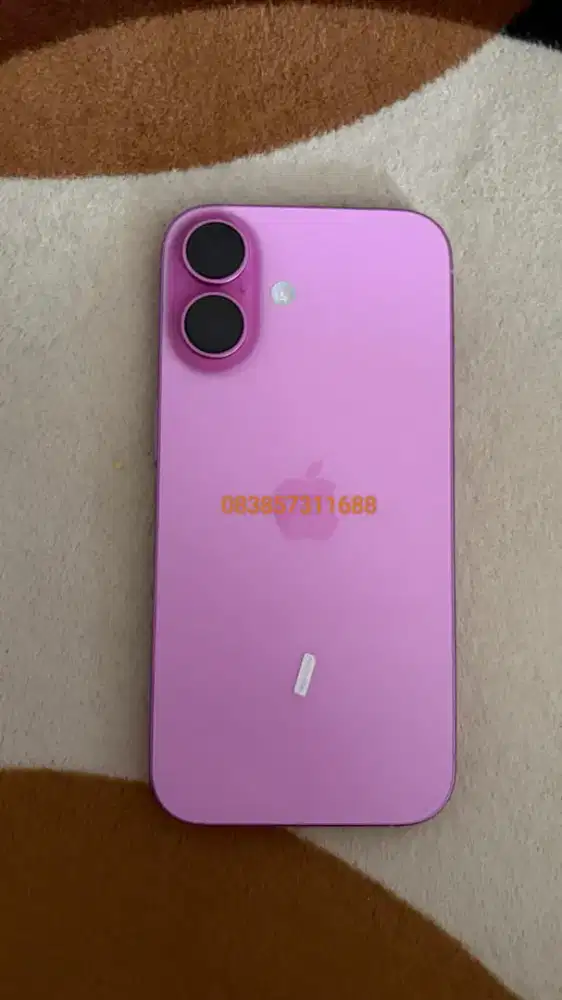 iPhone 16 128Gb Warna Pink Garansi Resmi GDN Sampai 04-2026