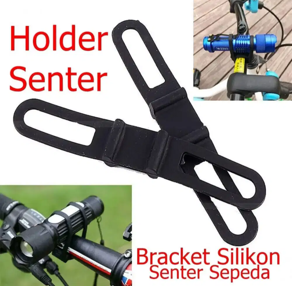 Holder silicone senter sepeda