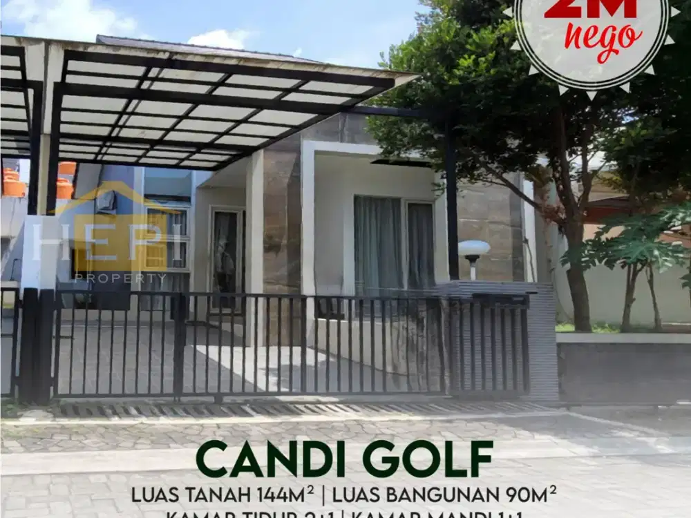Dijual rumah di Candi Golf Semarang