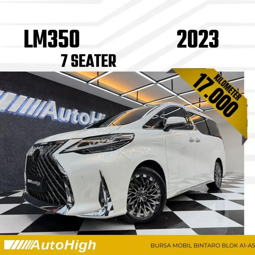 DP10% [Km17.000] LM350 7Seater 2023 White / LM 350 Reg 2024 #AUTOHIGH