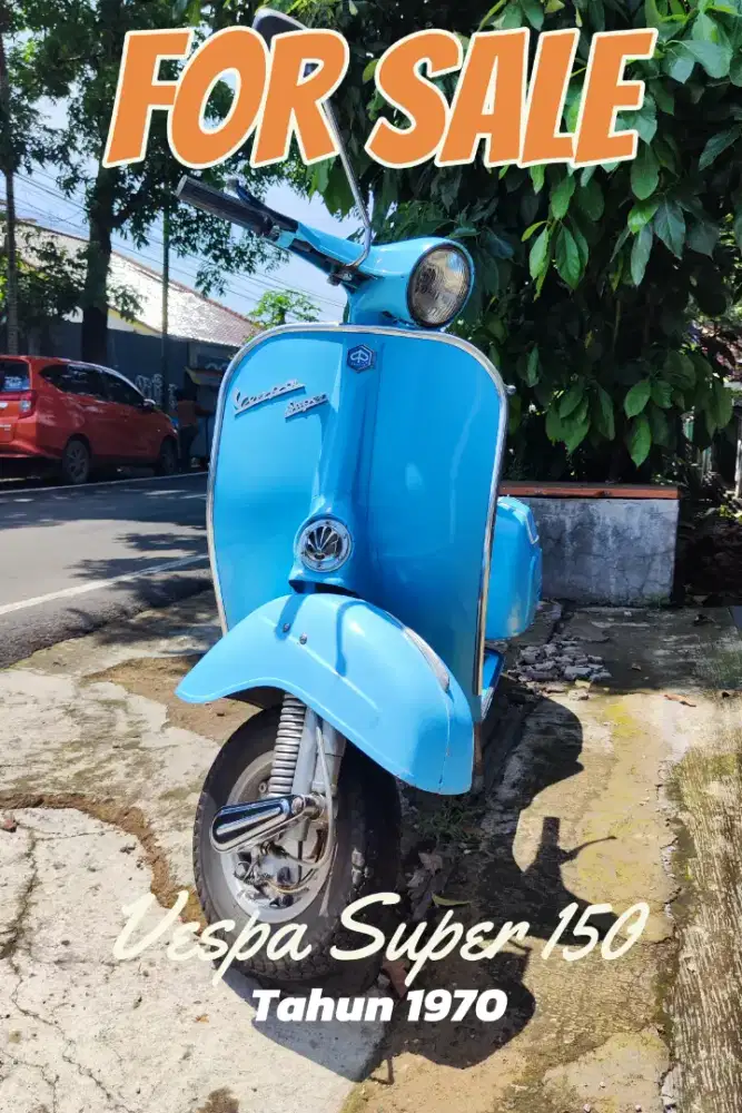 Jual Vespa Super Tahun 1970