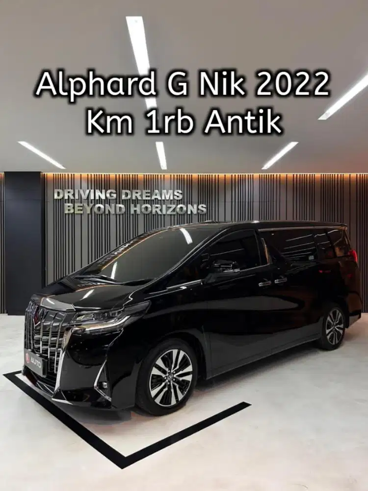 Toyota Alphard 2.5 G TSS ATPM 2022 Hitam Km1rb