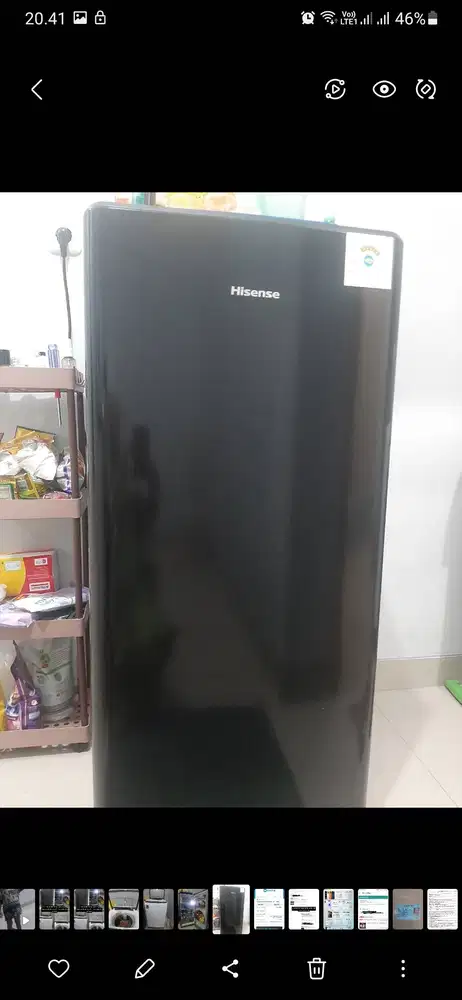 Kulkas 1 pintu hesense