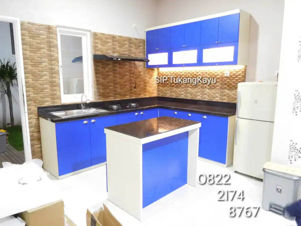 KITCHEN SET / DAPUR EKONOMIS buat sesuai design anda! Murah Bergaransi