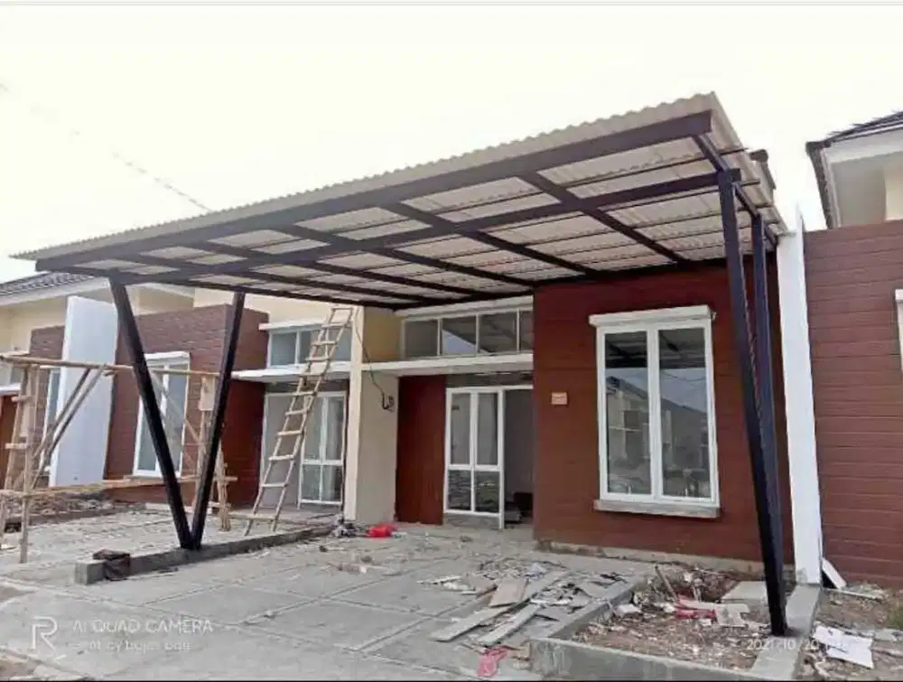 Pasang kanopi baja ringan