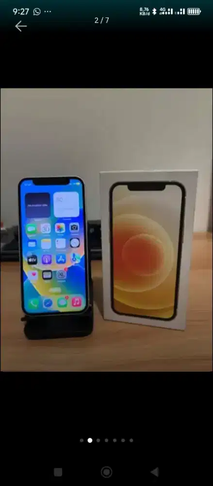 Jual HP ip 12 mini 64 no minus full set