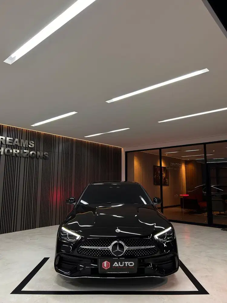 Mercedes Benz C300 AMG Facelift 2025 Mercy Km32perak Hitam B1650NAE