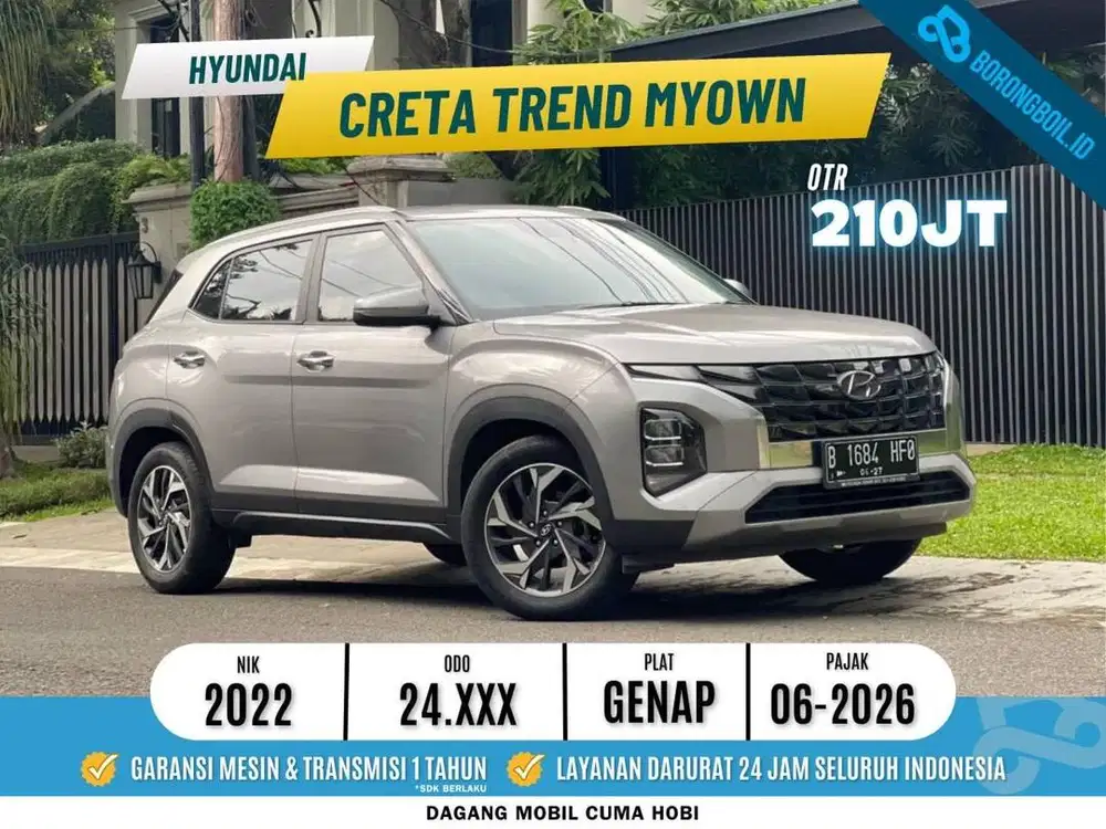 TERMURAH!!CRETA TREND MY OWN AT 2022 DP MULAI 5JT