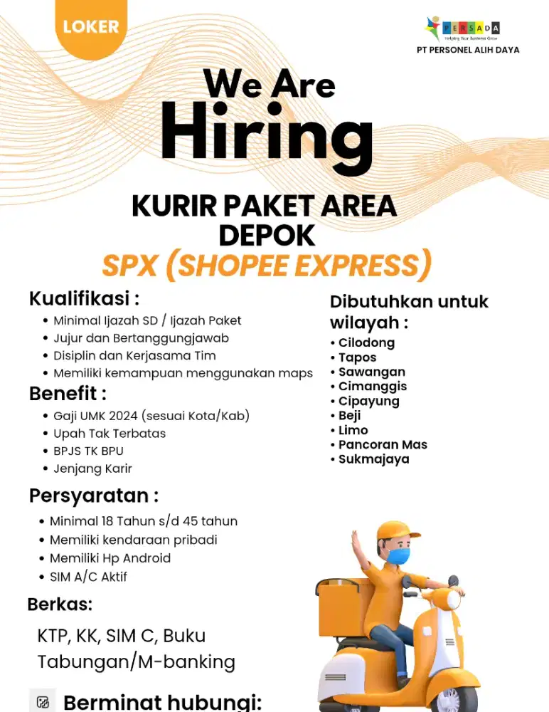 Lowongan Kurir Shopee Xpress