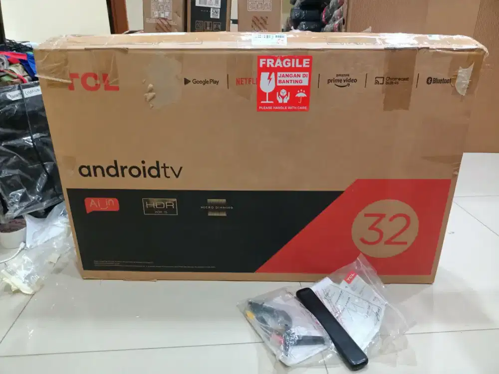 tv tcl android 32in fullset