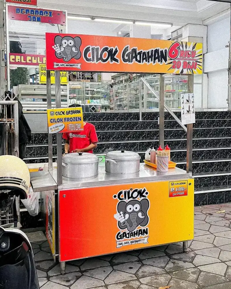 Di butuhkan karyawan cilok gajahan cab jakal