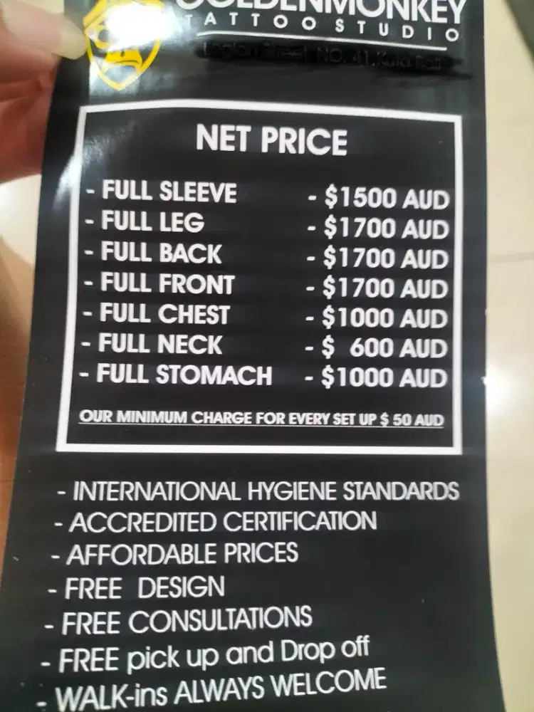 Yang mau mau tatto silakan chat