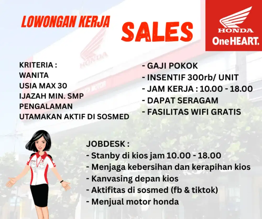 Loker lowongan marketing